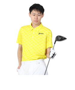 ゴルフウェア 松山英樹プロ レプリカモデル 吸汗速乾 半袖プリントシャツ RGMXJA18 YL00