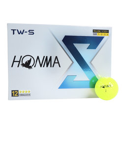 本間ゴルフ（HONMA）TW-S 2024 BT2403 YE ダース(12個入り)