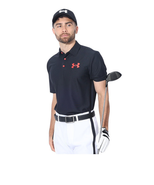 アンダーアーマー（UNDER ARMOUR）ゴルフウェア Mid Logo 半袖ポロシャツ 1385509 001