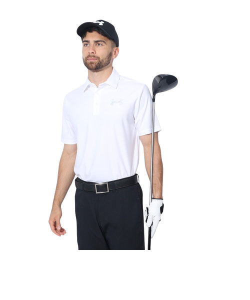 アンダーアーマー（UNDER ARMOUR）ゴルフウェア Mid Logo 半袖ポロシャツ 1385509 100
