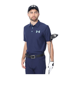 アンダーアーマー（UNDER ARMOUR）ゴルフウェア Mid Logo 半袖ポロシャツ 1385509 410