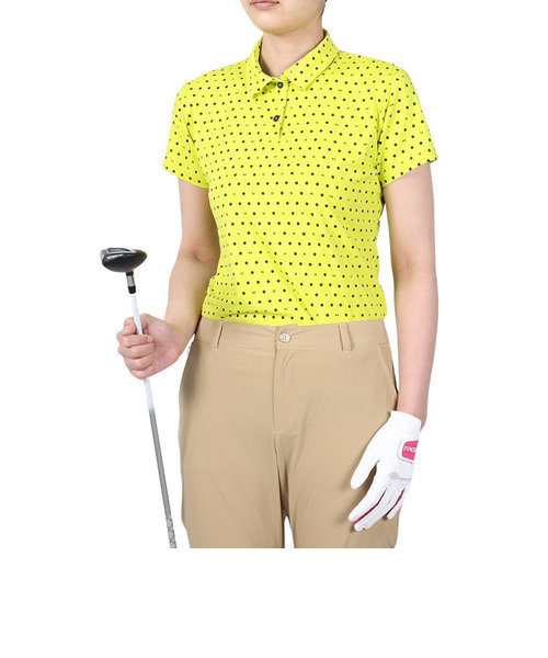 アンダーアーマー（UNDER ARMOUR）ゴルフウェア レディース ISO-CHILL モノグラム半袖ポロシャツ 1384977 772