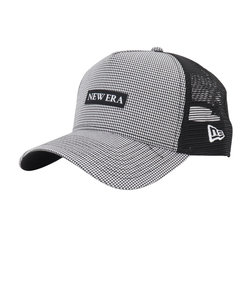 ニューエラ（NEW ERA）ゴルフ 9FORTY A-Frame トラッカー Houndtooth ハウンズトゥース ブラック キャップ 14109252