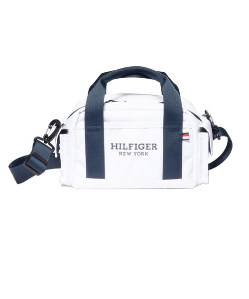 トミーヒルフィガー（TOMMY HILFIGER）ゴルフ カートバッグ ラウンドバッグ ミニボストン ショルダー付き THMG4SBB-WHT