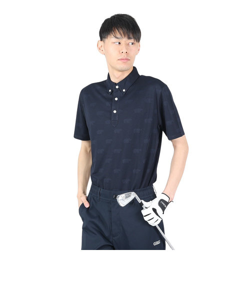 ゴルフウェア 半袖 吸水速乾 BEARポロシャツ 311Q4556-C48