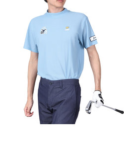 ゴルフウェア 半袖 吸水速乾 モックネックTシャツ 311Q5541-C42