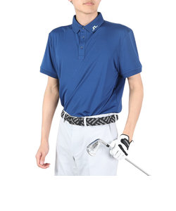 J.LINDEBERGゴルフウェア 半袖 吸水速乾 バックブリッジシーズン柄ポロシャツ 071-21342-097