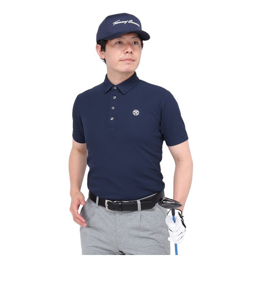 トミーアーマー（Tommy Armour）ゴルフウェア 半袖 ベーシックショートスリーブポロシャツ TAES24B030100 NVY