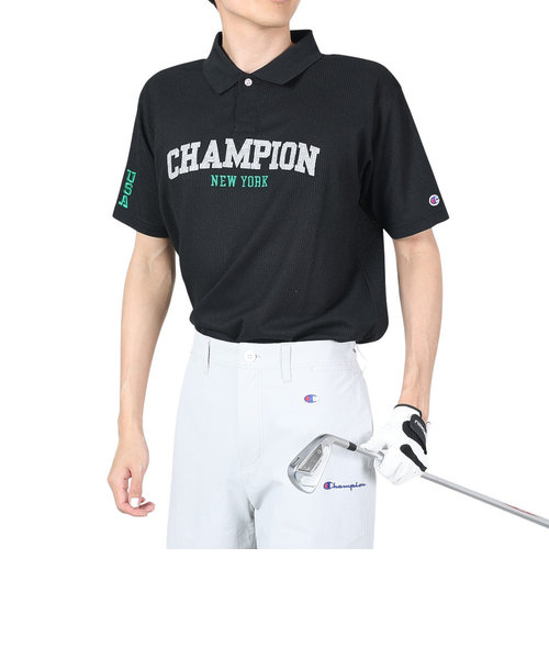 チャンピオン（CHAMPION）ゴルフウェア 半袖 ポロシャツ C3-ZG308 090