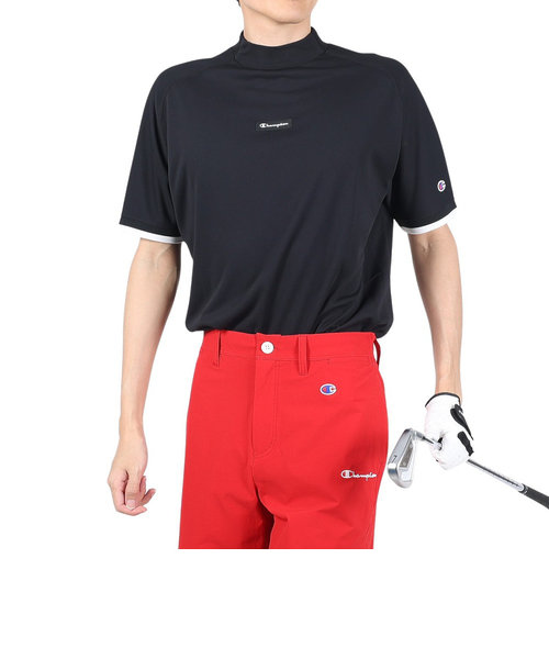 チャンピオン（CHAMPION）ゴルフウェア モックネック 半袖シャツ C3