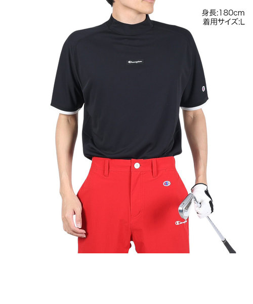 チャンピオン（CHAMPION）ゴルフウェア モックネック 半袖シャツ C3