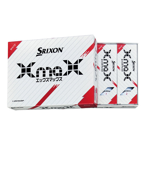 XmaX ゴルフボール WHT ダース(12個入り)