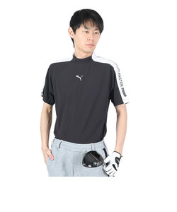 プーマ（PUMA）ゴルフウェア PF ストレッチライン テックカット モックネック 半袖 シャツ 627606-01