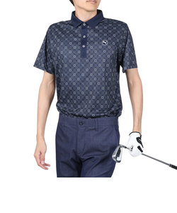 プーマ（PUMA）ゴルフウェア ピュアモノグラム 半袖ポロシャツ 626275-01