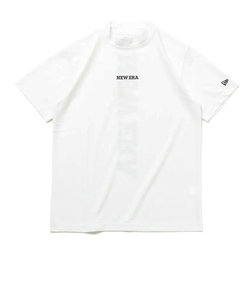 ニューエラ（NEW ERA）ゴルフウェア 半袖モックネック 吸汗速乾 鹿の子 ミッドネック Tシャツ Vertical Logo 14109047