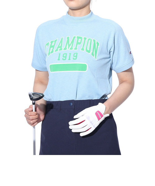 チャンピオン（CHAMPION）ゴルフウェア 半袖 速乾 モックネックシャツ CW-ZG302 320