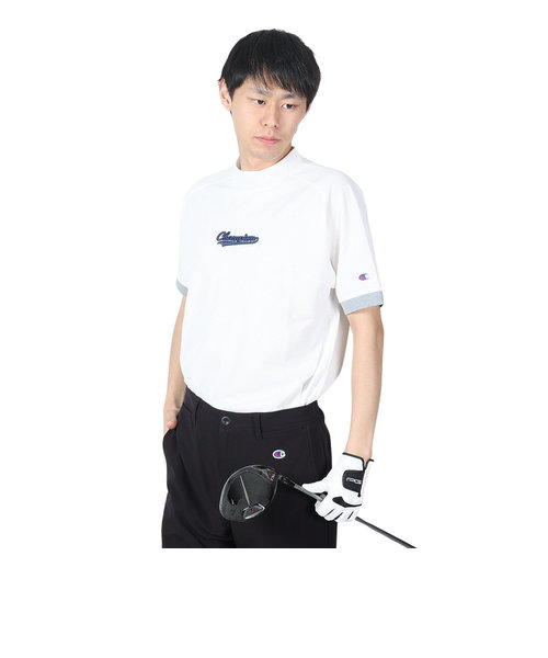 チャンピオン（CHAMPION）ゴルフウェア 半袖 速乾 モックネックシャツ C3-ZG306 020