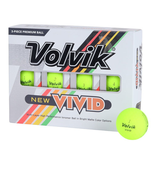 ボルビック（Volvik）VIVID 23 VV5PNA04 GRN DZ ダース(12個入り)