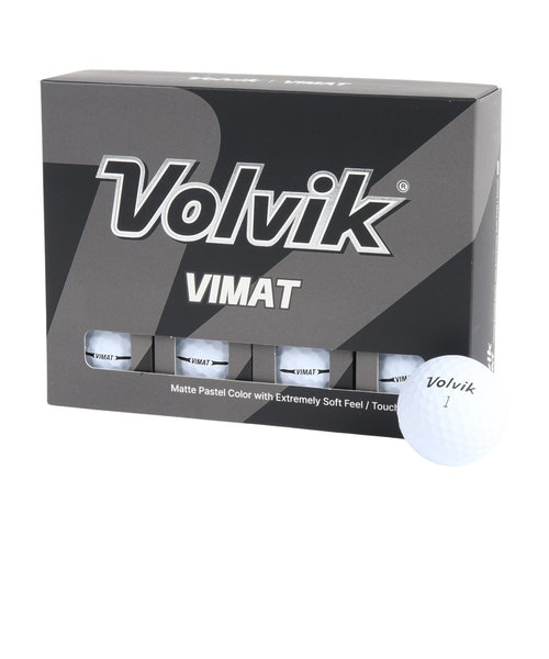 ボルビック（Volvik）VIMAT 23 VV5PNA07 WHT DZ ダース(12個入り)