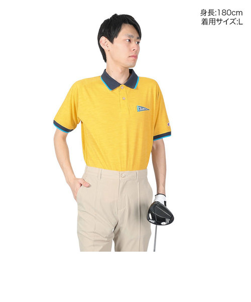 チャンピオン（CHAMPION）ゴルフウェア 速乾 半袖ポロシャツ C3-ZG303 