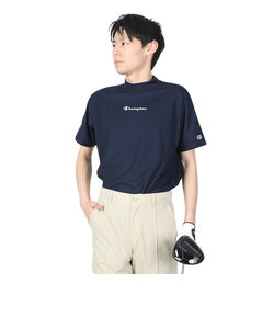チャンピオン（CHAMPION）ゴルフウェア 速乾 モックネックシャツ 半袖Tシャツ C3-ZG322 370