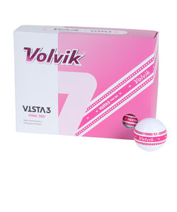 ボルビック（Volvik）VISTA3 PRISM VV5PNA27 PINK C DZ ダース(12個入り)