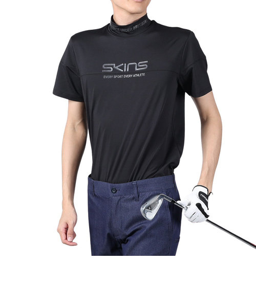 スキンズ（SKINS）アクティブウェア ゴルフ モックネックシャツ 184-21344-019