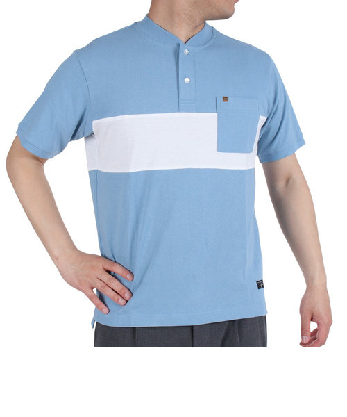 トラヴィスマシュー（Travis Mathew）ゴルフウェア ヘンリー ポケット 半袖Tシャツ AP TM ST 7AH051 M 4BLS 23SS B