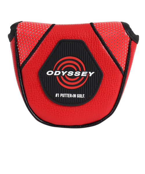オデッセイ（ODYSSEY）ゴルフ ヘッドカバー パター用 マレット型 オーセンティック 24 JM 5524136 RED