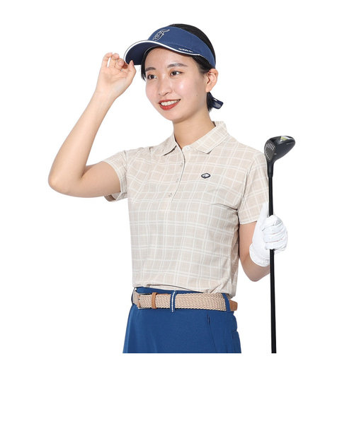 フィドラ（FIDRA）ゴルフウェア 半袖 吸汗速乾 ポロシャツ KAITEKIRYU FD5RUG15 BEG