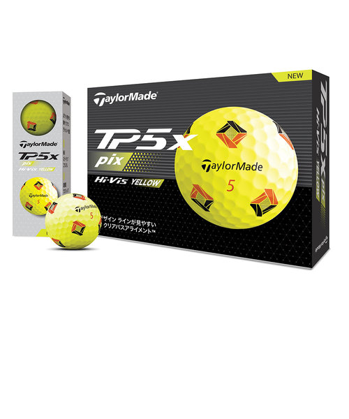 テーラーメイド（TAYLORMADE）ゴルフボール TP5x Ye pix ボール ダース ...