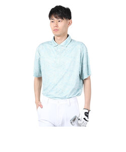 パフォーマンスギア（PG）ゴルフウェア 吸汗速乾 接触冷感 トロピカル 半袖ポロシャツ 403PG4SEG0005 BLU