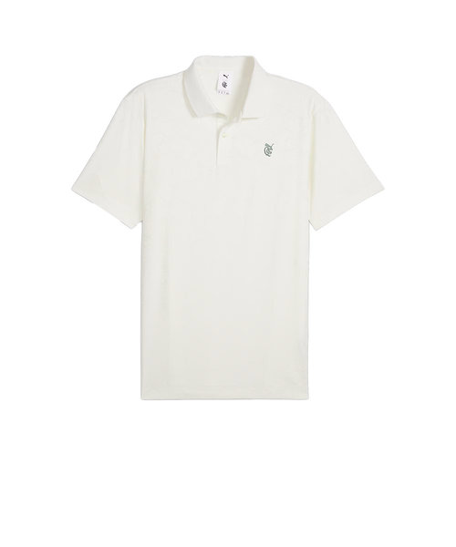 プーマ（PUMA）ゴルフウェア QGC ジャカード ペイズリー 半袖 ポロシャツ 625759-02