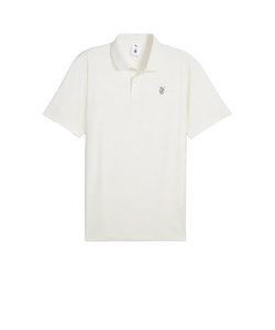 プーマ（PUMA）ゴルフウェア QGC ジャカード ペイズリー 半袖 ポロシャツ 625759-02