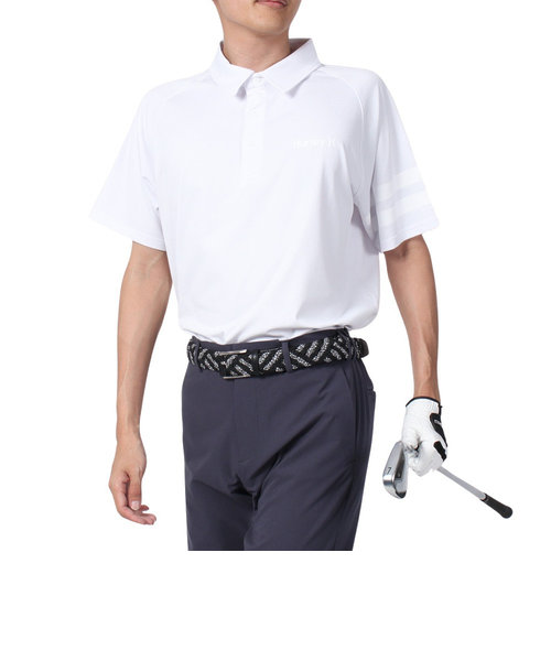ハーレー（HURLEY）ゴルフウェア 半袖 吸汗速乾 ファントム ブロックパーティー OAO ポロシャツ MKT2411065-WHT