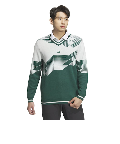 新品】adidas スリーストライプス 長袖セーターワンピース DVS37 新品