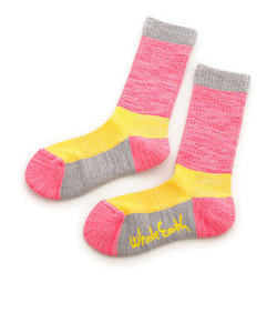 Whole Earthキッズ ソックス Kids Socks WES17K03-7304 Pink 靴下