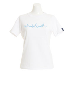 ホールアース（Whole Earth）ロゴ tシャツ 半袖 WE21HA19WHT 