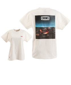 チャムス（CHUMS）tシャツ 半袖  LB ファイヤーフォト CH11-1577-W001 