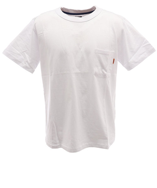 クリフメイヤー（KRIFF MAYER）ロゴ半袖ポケットTシャツ ホワイト 1957203-5:OFF ティーシャツ バックプリント トップス カジュアル ク…