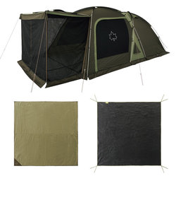 ロゴス（LOGOS）テント 3ルームテントチャレンジセットneos 3ルームドゥーブル XL-BJ 71809559 ファミリー