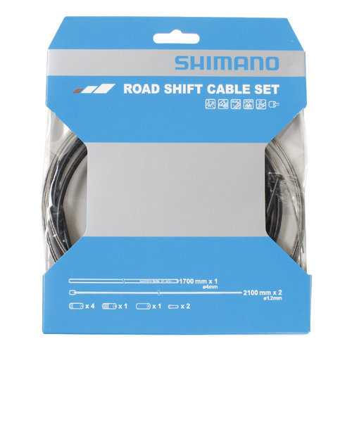 シマノ（SHIMANO） シフトインナーケーブル 1.2X2100mm サイクルパーツ小物 Y60098070
