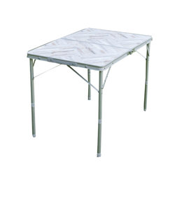 ホールアース（Whole Earth）テーブル 折りたたみ SHIRAKI TABLE 120/4 WE2KDB05 OWHT アルミ 高さ調節