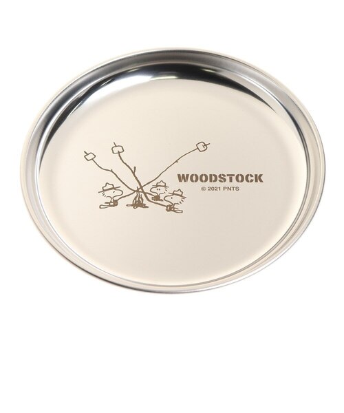 スヌーピー Snoopy 食器 キャンプ アウトドア ステンレスプレート Woodstock Spv 438 q Victoria L Breath Mall店 ヴィクトリアエルブレス の通販 Mall