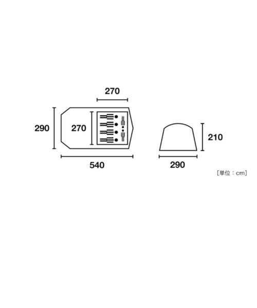 ロゴス（LOGOS）2ルームテント プレミアム PANELグレートドゥーブル XL