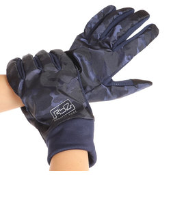 ライズ（RYZ）手袋 防寒 防風 フィールドグローブ ネイビー 900D1SN2723NVY スマホ対応