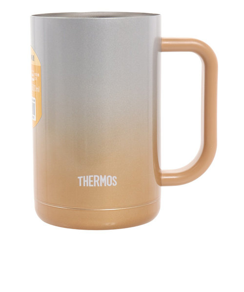 サーモス（THERMOS）ジョッキ 保冷 保温 ビール 真空断熱ジョッキ スパークリングゴールド JDK-600C SP-GD