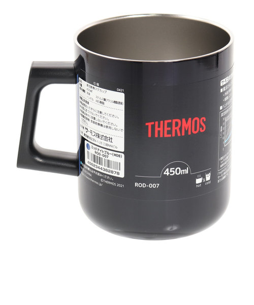 サーモス（THERMOS）マグカップ 保温 保冷 350ml 真空断熱マグカップ ROD-007 MDB ステンレス | Victoria  L-Breath u0026mall店（ヴィクトリアエルブレス）の通販 - u0026mall