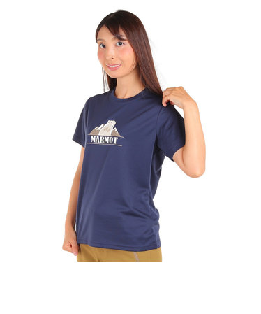 マーモット（Marmot）半袖Tシャツ TOWTJA90XB RNV ロイヤルネイビー | Victoria L-Breath  u0026mall店（ヴィクトリアエルブレス）の通販 - u0026mall