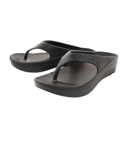 スポーツサンダル W-FLIPFLOP BLK ブラック 鼻緒付き シャワーサンダル リカバリー レジャー ビーチ プール 厚底 